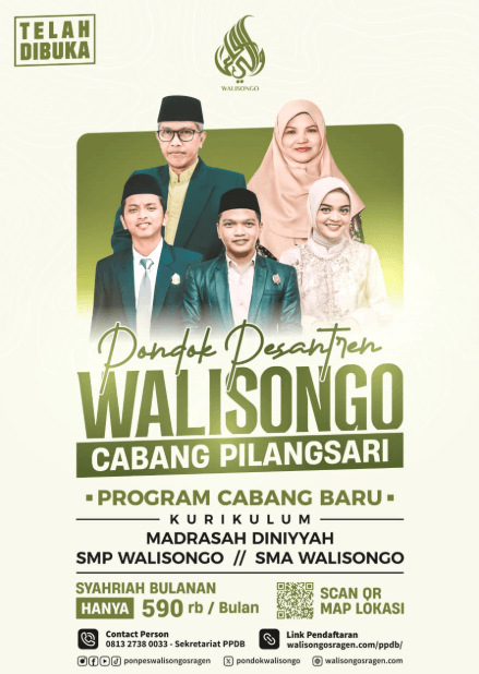 Acara pentas seni siswa SMP Walisongo Sragen.